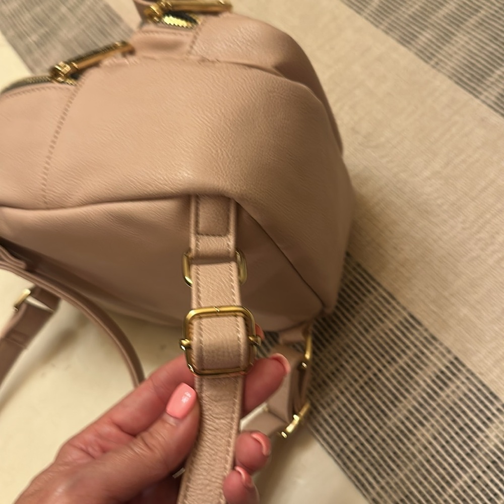 Pink Quilted Mini Backpack - Picture 3 of 6